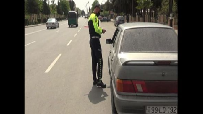 В Балакене наказаны водители, не использующие ремни безопасности - ФОТО