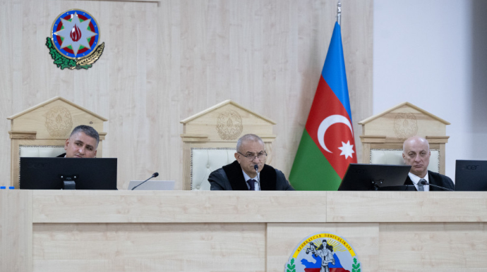 Məcburi köçkün düşmüş şəxslər məhkəmədə ifadə veriblər - FOTO 