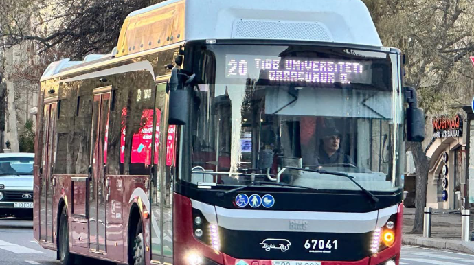 В Баку запущен новый автобусный маршрут - ФОТО