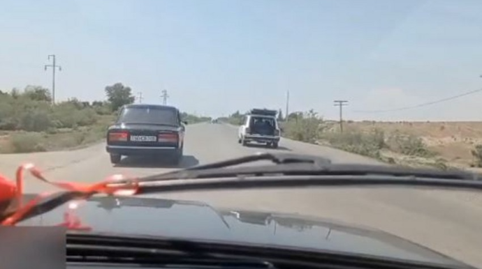 Toy karvanında avtoxuliqanlıq etdi - 1 illik cəza   - VİDEO