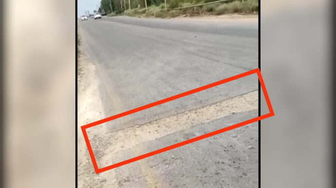 Təmirə görə qazılan yol sürücüləri təhlükə ilə üz-üzə qoyub   - VİDEO