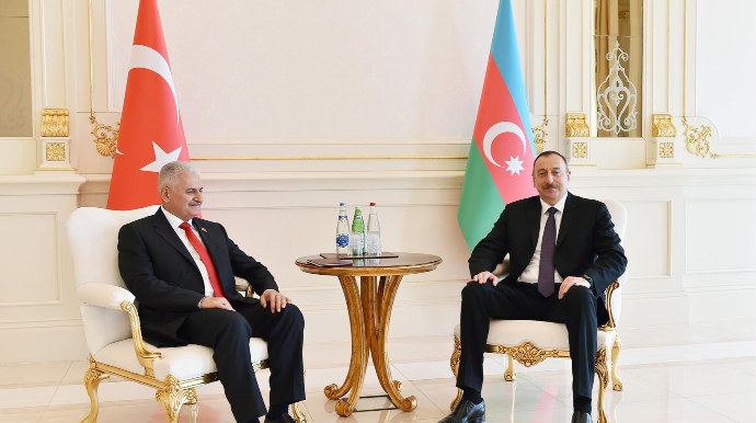 İlham Əliyev Binəli Yıldırımla GÖRÜŞDÜ 