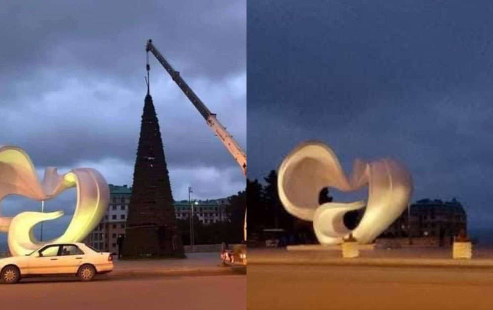 Quraşdırılıb söküldüyü deyilən yolka ilə bağlı açıqlama - FOTO