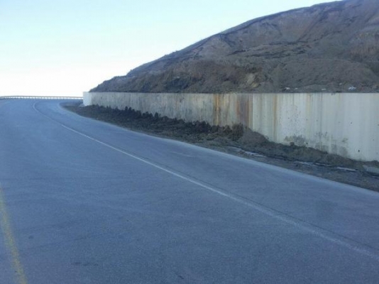 Bakı-Şamaxı yolunda təhlükəli vəziyyət - FOTO