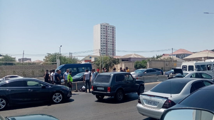 Bakı-Sumqayıt yolunda qəza olub, ölən var