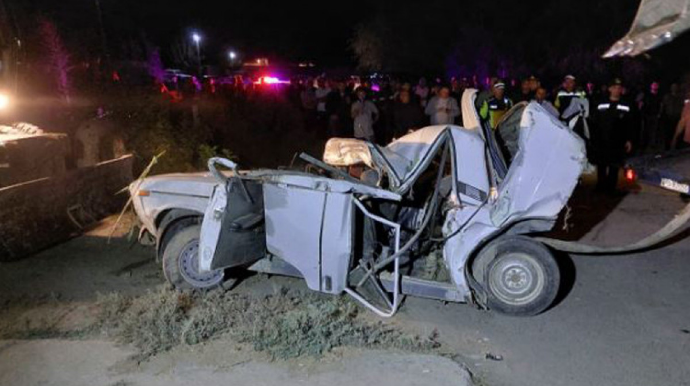 Sabirabadda yol qəzasında 2 nəfər həlak olub  - FOTO