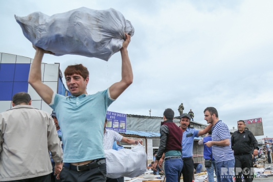"Sədərək" rəhbərliyi: "Yanğından zərər çəkmiş sahibkarlara kompensasiya ödəniləcək" - FOTO
