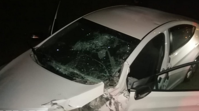 Bakıda "Hyundai" səkiyə çırpıldı, ölən və yaralananlar var 