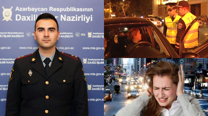 Polis gecə vaxtı mahnıya səs verib narahatlıq yaradanlara xəbərdarlıq etdi - CƏZASI VAR - VİDEO 