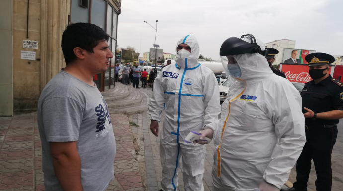 Sumqayıtda koronavirus xəstəsinə cinayət işi açılıb  - FOTO