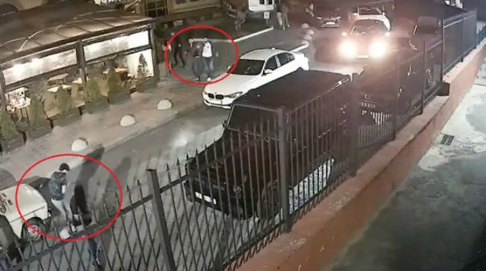 Kiyevdə azərbaycanlı tələbələrə silahlı hücumun görüntüləri ortaya çıxıb  - FOTO - VİDEO