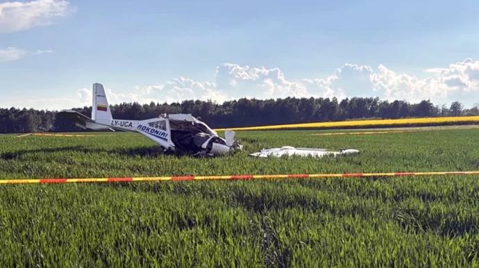 Yüngül mühərrikli təyyarə qəzaya uğrayıb, pilot ölüb 