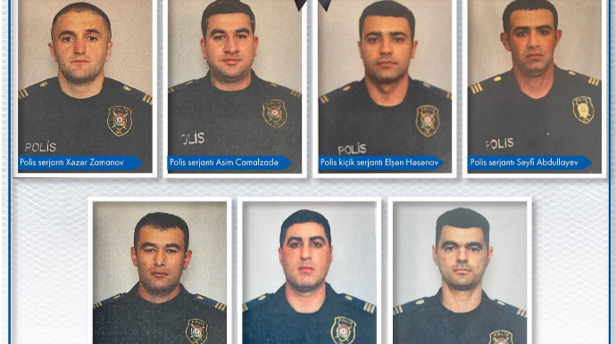 Bir gecədə 7 polisimiz şəhid oldu - FOTO 