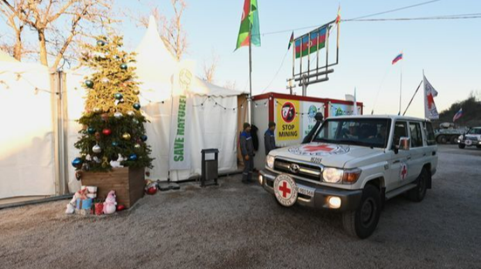 Автомобили МККК беспрепятственно проехали по дороге Ханкенди - Лачын  - ФОТО - ВИДЕО