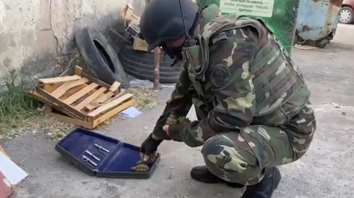 Sumqayıtda sursat AŞKARLANIB - VİDEO 