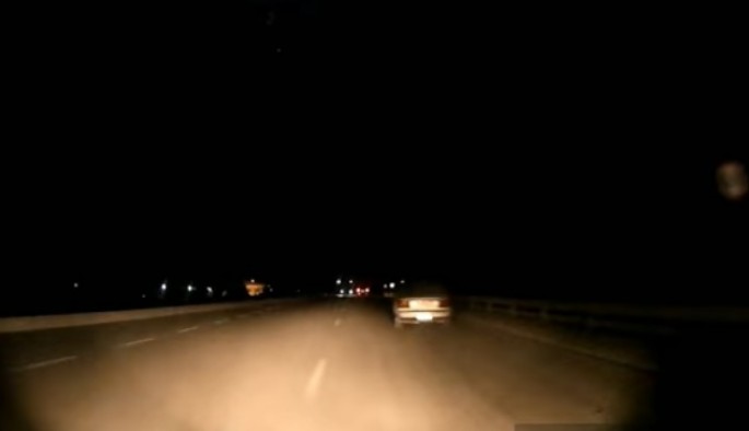 Şamaxı yolundakı "kamikadze" sürücü - VİDEO