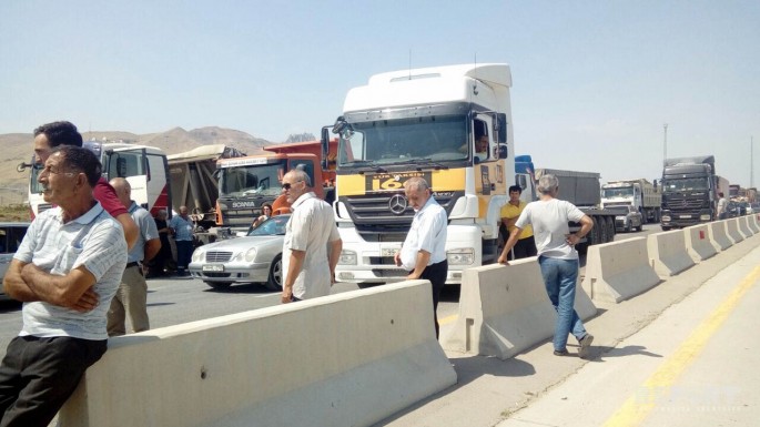Bakı-Quba yolu açılıb - FOTO