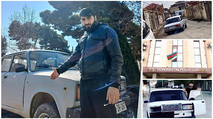 Yaşayış zonasında nömrəsiz “VAZ”la “avtoş”luq edən sürücü CƏRİMƏLƏNDİ - RƏSMİ - VİDEO