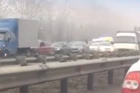 Üç avtomobil toqquşdu: 1 ölü, 8 yaralı - FOTO