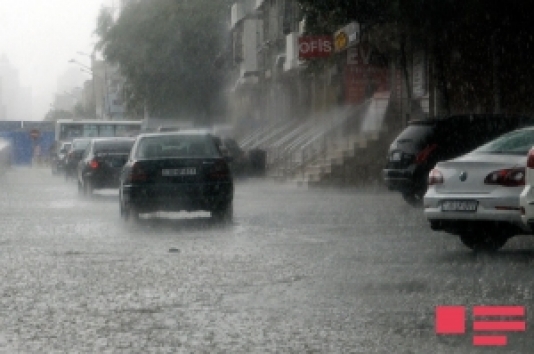 Hava xəbəri; güclü külək, yağış, dolu