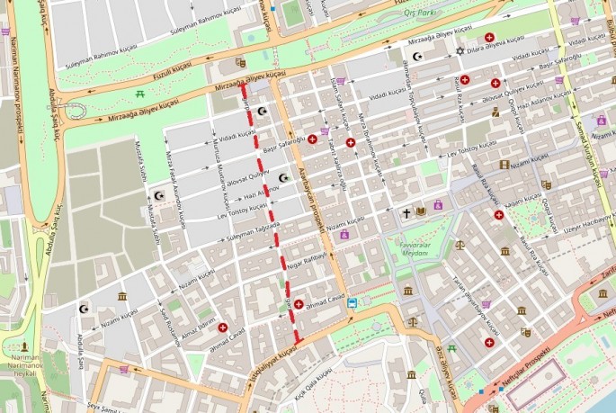 Diqqət! Bakının bu küçəsində hərəkət məhdudlaşdırılacaq