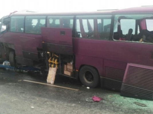 Moskva-İrəvan avtobusu qəzaya düşdü: 5 ölü, 25 yaralı - FOTO