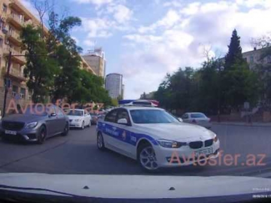 Bakıda yol polisinin 60 manat və 3 ballıq qayda pozuntusu - VİDEO