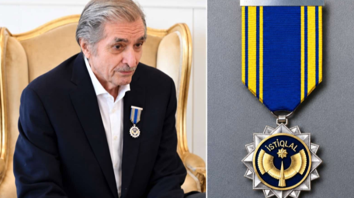 Təltif olunduğu ordeni illər öncə özü hazırlayıbmış...
