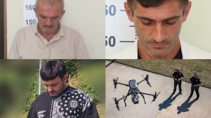Polis cinayətkarları dronla izlədi - ƏMƏLİYYAT GÖRÜNTÜSÜ  - VİDEO