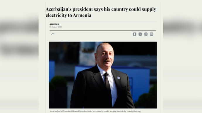 Prezidentin müsahibəsindəki fikirlər beynəlxalq medianın diqqətində - FOTOLAR 