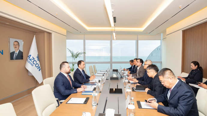 AZCON Holding-in icraçı direktoru “COVEC” nümayəndələri ilə görüşüb  - FOTO