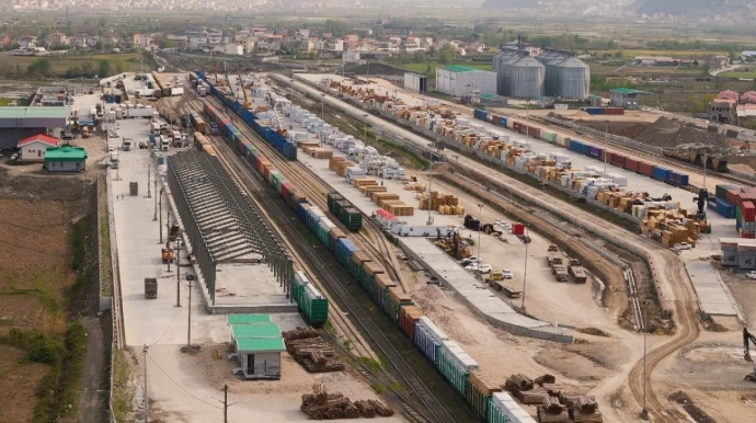 ADY-nin Astara Terminalında yük aşırılması 30 faiz artıb - FOTO