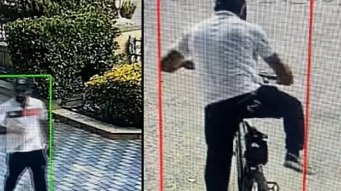 Bakıda velosiped oğurlayan şəxs KAMERAYA DÜŞDÜ  - VİDEO