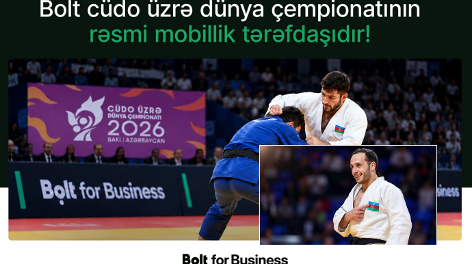 “Bolt” Bakıda keçirilən daha bir beynəlxalq tədbirin tərəfdaşıdır – AÇIQLAMA - VİDEO 