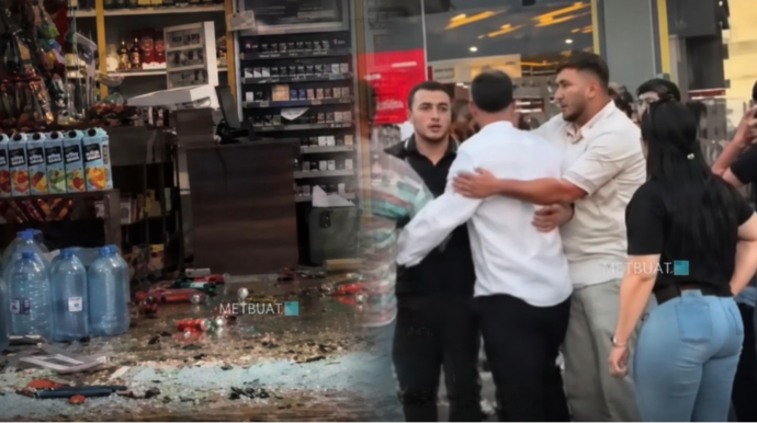 Masazırda spirtli içki üstündə insident - Saxlanılan var - VİDEO