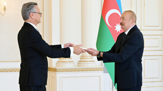 Prezident Almaniyanın yeni səfirini qəbul etdi - FOTOLAR 