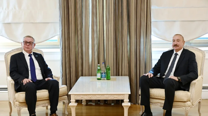 İlham Əliyev Aleksandr Zuyevi qəbul etdi 