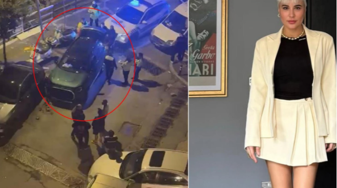 Xəbər aparıcısı polisdən qaçarkən qəza törətdi   - FOTO