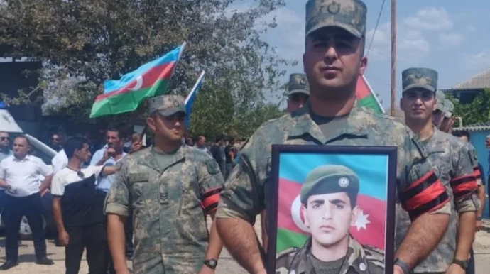 İtkin-şəhid Sərdar İsmayılov dəfn edildi 