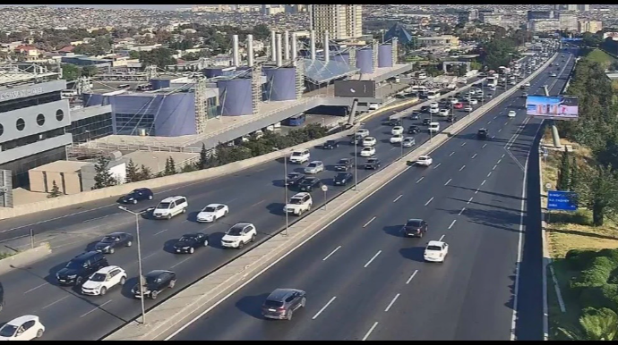 Bu yollarda tıxac var - SİYAHI  - FOTO