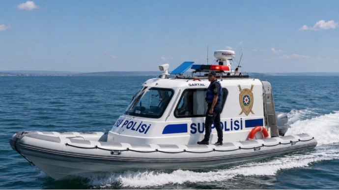 Su polisi brakonyerlik edən şəxsi saxladı 