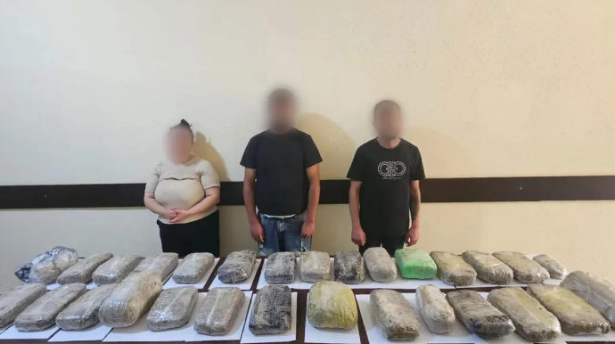 İrandan Azərbaycana külli miqdarda narkotik keçirmək istədilər 