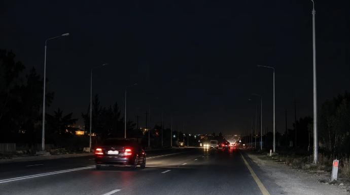 Mehdiabad–Pirşağı yolu gecələr zülmətə qərq olur - VİDEO 