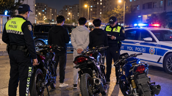 Motoxuliqanlıq edən yeniyetmələr SAXLANILDILAR - FOTO 