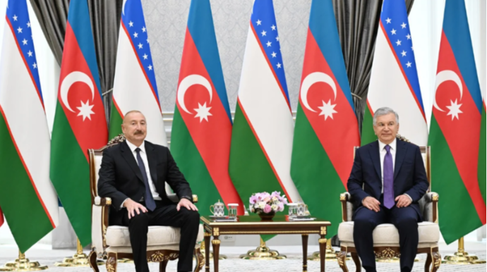 Daşkənddə İlham Əliyevin Şavkat Mirziyoyev ilə təkbətək görüşü olub  - FOTO