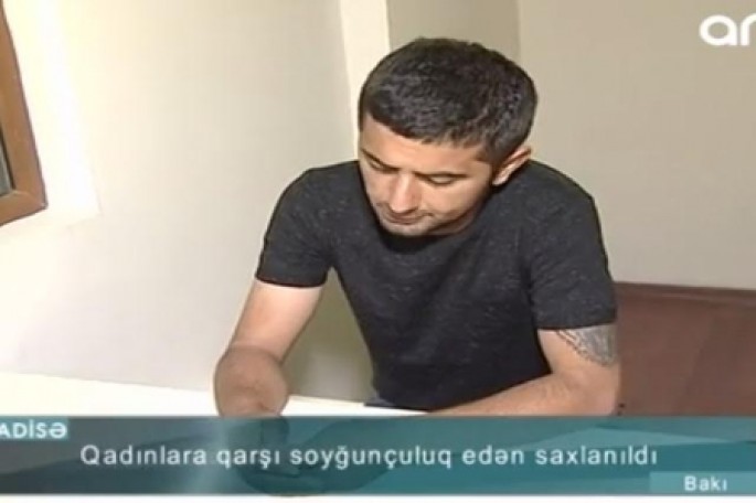 Qadınları soyan şəxs tutuldu: "Metronun üstündə gördüm" - VİDEO