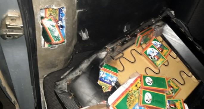 Siqaretlər və pirotexniki vasitələr aşkarlandı