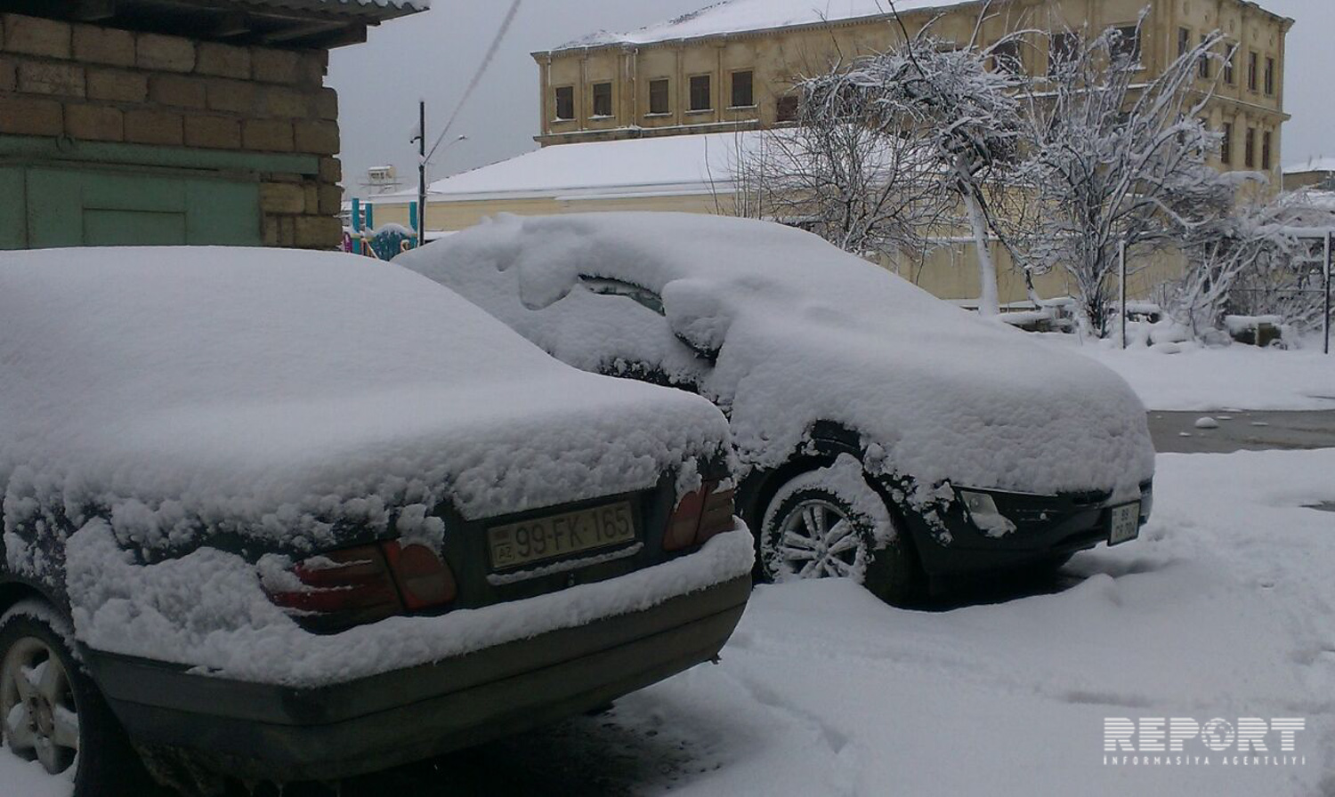 DYP: "Lerikdə yollarda buzlaşma səbəbindən hərəkət məhduddur" - FOTO