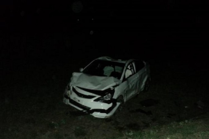 Bakı-Qazax yolunda maşın aşdı: ər-arvad xəsarət alıb