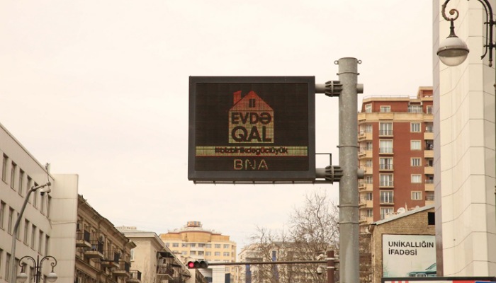 BNA koronavirusla bağlı aksiyaya qoşuldu  - VİDEO